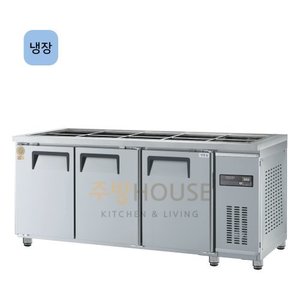 그랜드우성 간냉식 바트 테이블 반찬 냉장고 1800 / GWFM-180RBT