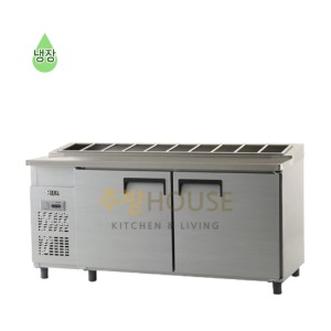 유니크 직냉식 김밥 테이블 올냉장고 1800 / 아날로그 UDS-18RGAR