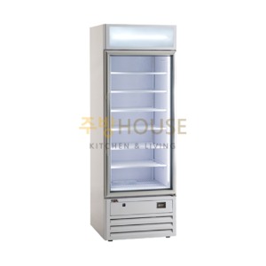 유니크 업소용 직냉식 수직 냉동쇼케이스 1도어 / DVGF-500L