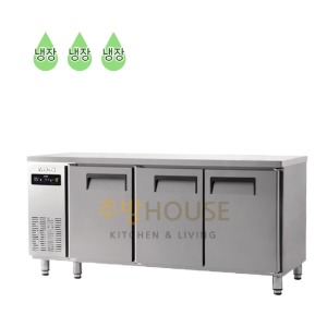 에버젠 간냉식 테이블 냉장고 1800 UDS-18TIE-1 (3도어)