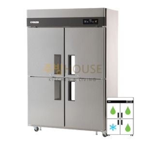 에버젠 직냉식 45박스 냉동냉장고(냉장3칸,냉동1칸) / UDS-45RFDE-1