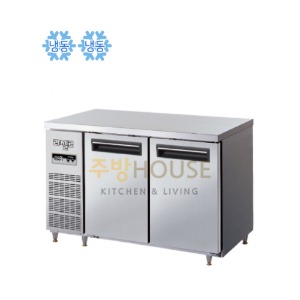 라셀르 직냉식 업소용 보냉 테이블 냉동고 1200 메탈 / 디지털 LMTD-1220F