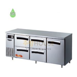 라셀르 결합식 카페형 테이블 냉장고 좌,중서랍2 1800 / LT-1834R-DDS