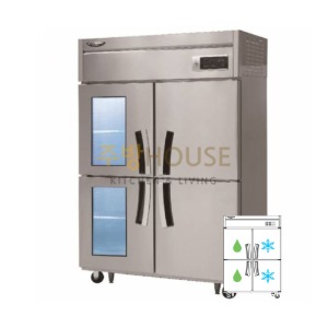 라셀르 간냉식 45박스 카페형 업소용 냉동 냉장고 수직형 올스텐 / LS-1045HRF-2GL