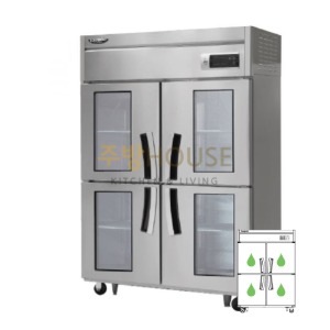 라셀르 간냉식 45박스 업소용 냉장고 4유리도어 올스텐 / LS-1045R-4G