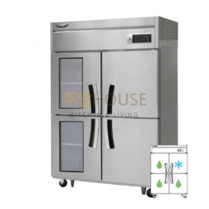 라셀르 간냉식 45박스 업소용 냉동 냉장고 2유리도어 올스텐 / LS-1045RF-2G