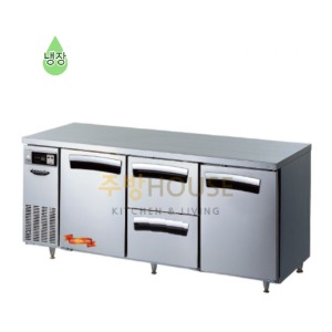 라셀르 결합식 카페형 테이블 냉장고 중서랍2 1800 / LT-1834R-SDS
