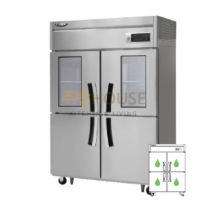 라셀르 직냉식 45박스 업소용 냉장고 2유리도어 올스텐 / LD-1145R-2G