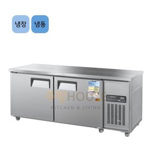 우성 직냉식 업소용 보냉 테이블 냉동 냉장고 1800 / 디지털 CWSM-180RFT