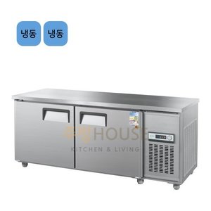 우성 직냉식 업소용 보냉 테이블 냉동고 1800 / 아날로그 CWS-180FT