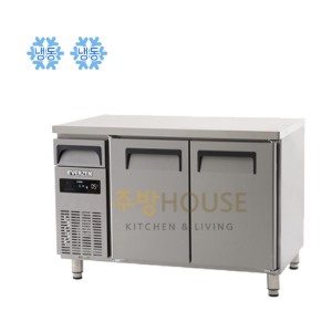 에버젠 직냉식 업소용 보냉 테이블 냉동고 1200 UDS-12FTDE-1
