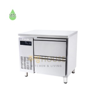 에버젠 간냉식 서랍식 테이블 우유 냉장고 900 / UDS-9DIE3-1D