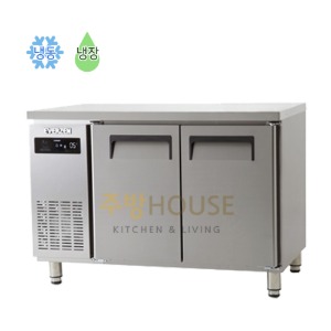 에버젠 간냉식 테이블 냉장 냉동고 1200  UDS-12RFTIE-1
